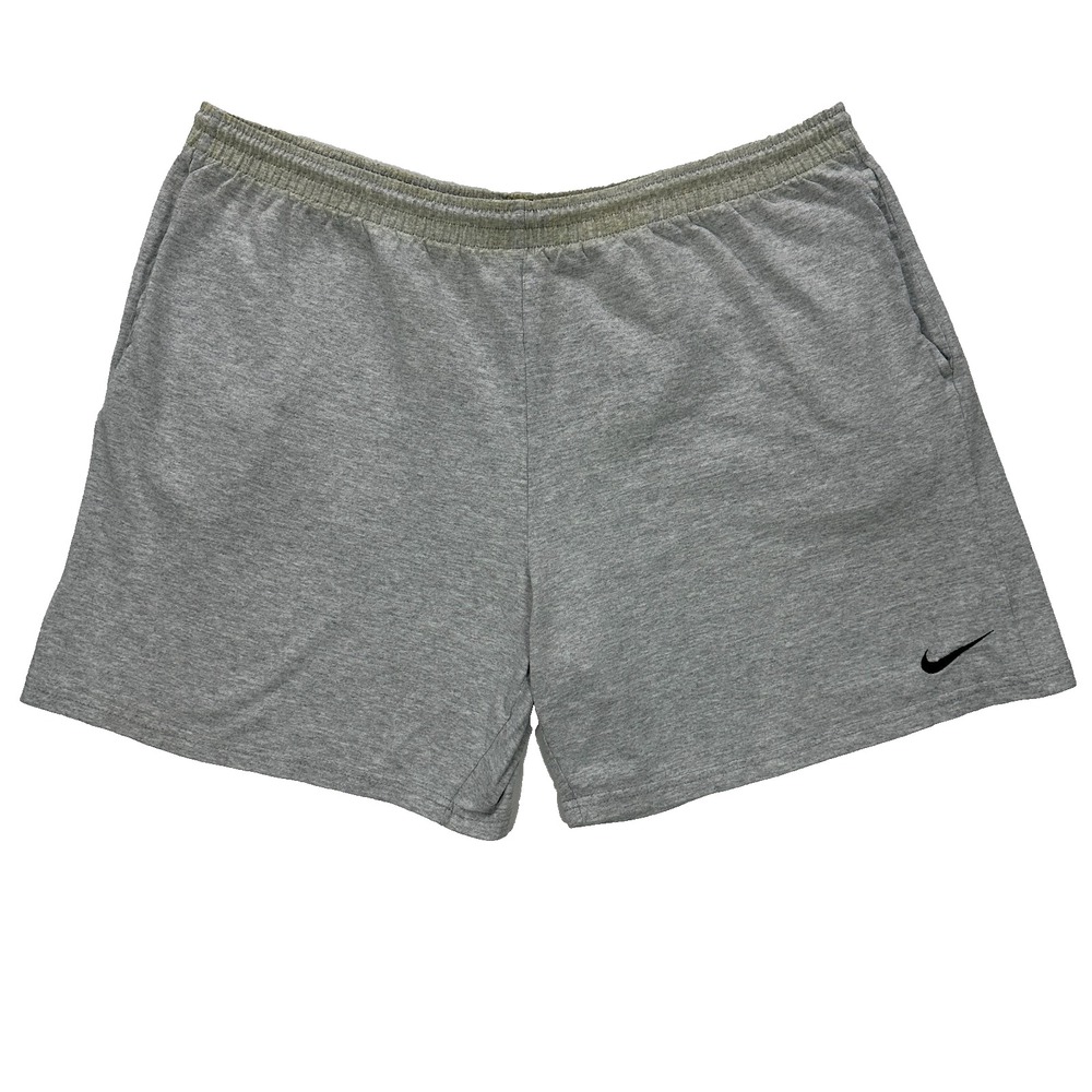 Vintage Nike Shorts Made In USA Gray Embroidered Swoosh Athletic Mens XL